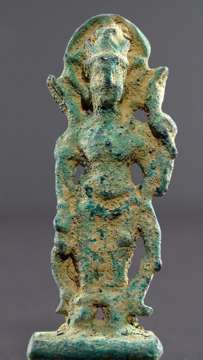 Gandhara-Zivilisation, 2. Jahrhundert n. Chr., Bronzestatuette des Bodhisattva Padmapani.
