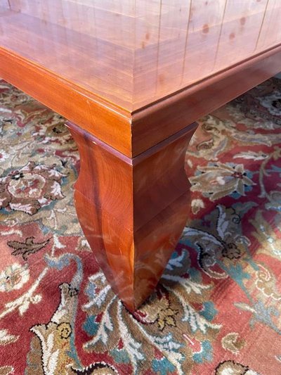 Table basse en merisier Léon Krier pour GIORGETTI