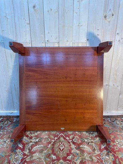 Table basse en merisier Léon Krier pour GIORGETTI