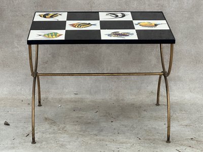 Table basse poissons