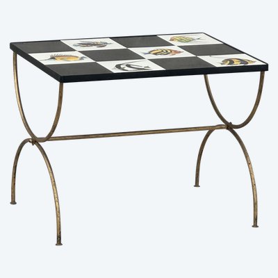 Table basse poissons