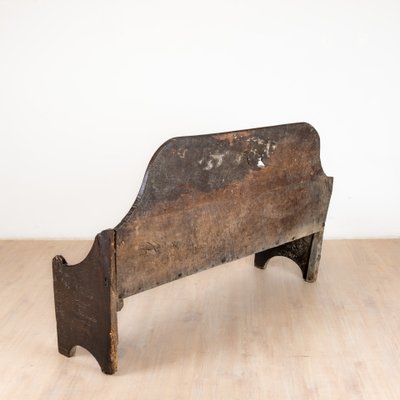 17th Century Fireplace Bench in Oak, France