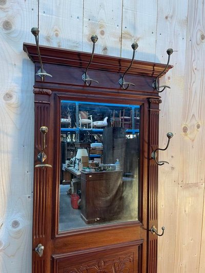 Portemanteau - Vestiaire en acajou Napoléon III