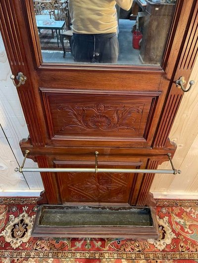Portemanteau - Vestiaire en acajou Napoléon III