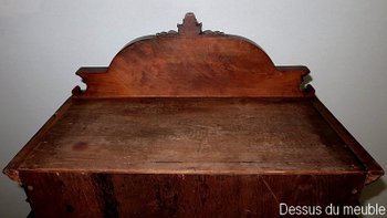  Desserte Vitrine en Acajou – Fin XIXe 
