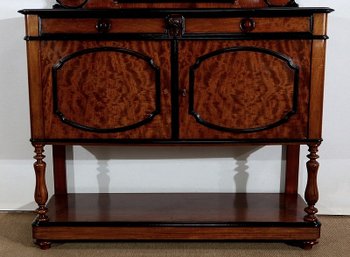  Desserte Vitrine en Acajou – Fin XIXe 