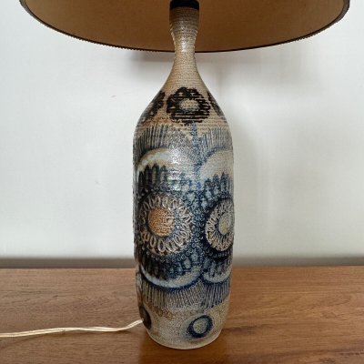 Ceramic lamp base by J.-C. Courjault 1960 Keraluc Quimper