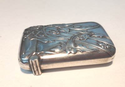 Pyrogen silver match holder XIX