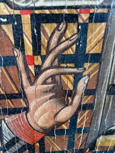 Antica icona ortodossa di Sant'Atanasio di Alessandria - 18ᵉ secolo