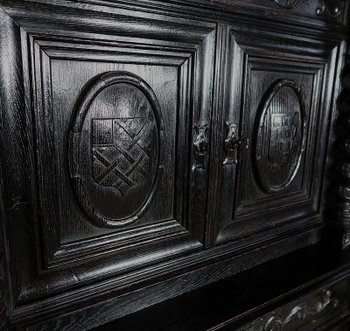 Cabinet of Work and Table Office, Louis XIII style - End of XIXth century