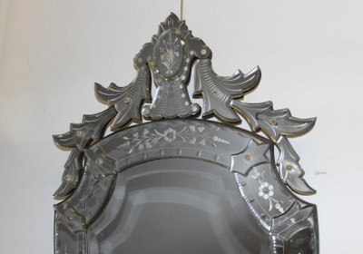 Specchio floreale veneziano 1950 circa