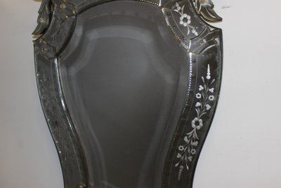 Specchio floreale veneziano 1950 circa