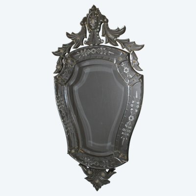 Specchio floreale veneziano 1950 circa
