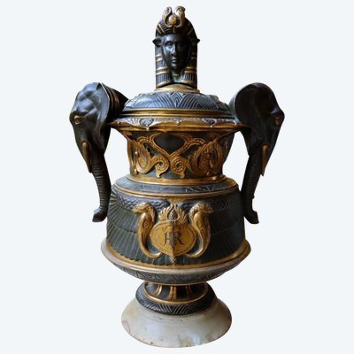 Pot- Besteck - Bronze - Ägypten - Giuseppe Parvis - V. 1880.