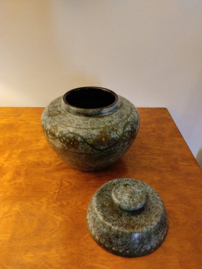 Pot-couvert - Céramique - La Grange Aux Potiers - V. 1950