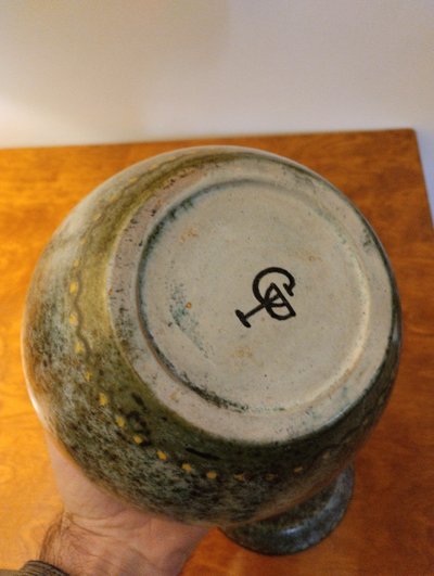 Pot-couvert - Céramique - La Grange Aux Potiers - V. 1950