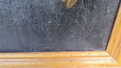 Öl auf Leinwand mit der Darstellung einer Jungfrau mit Kind XVIII.