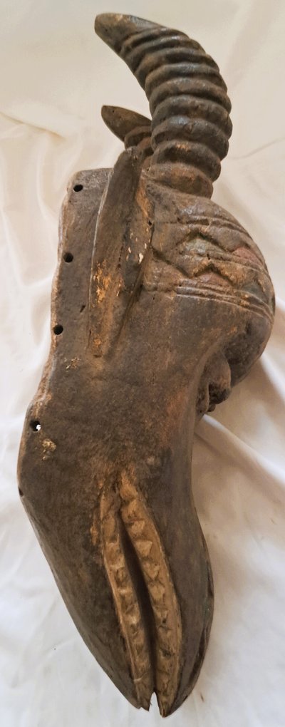 Masque Zoomorphe Chèvre - Wobe - Cote Ivoire début XXème