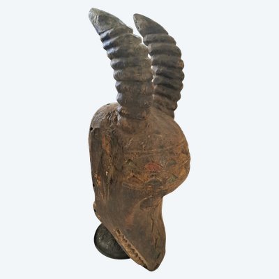 Masque Zoomorphe Chèvre - Wobe - Cote Ivoire début XXème