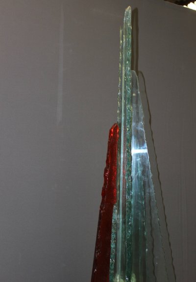 Importante Sculpture En Verre Par Thibault d'Aucuns XX