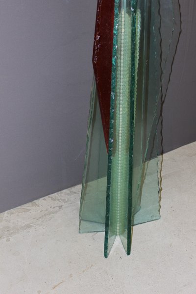 Importante Sculpture En Verre Par Thibault d'Aucuns XX