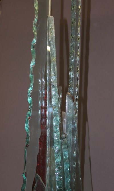 Importante Sculpture En Verre Par Thibault d'Aucuns XX