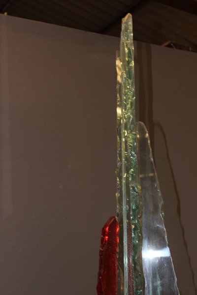 Importante Sculpture En Verre Par Thibault d'Aucuns XX