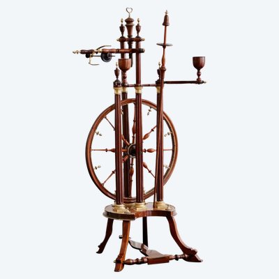 Rouet En Acajou d'époque Louis XVI