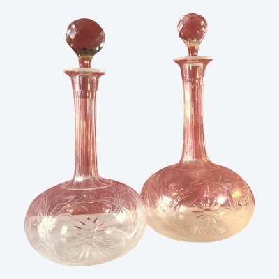Baccarat, pair of decanters