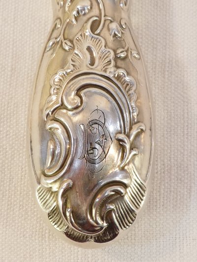 MASSIVE SILVER pie servers