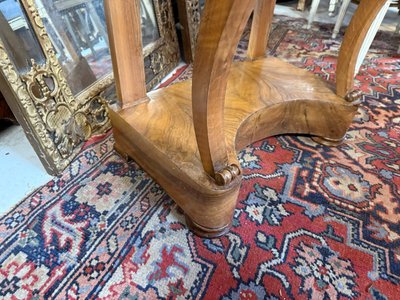 CONSOLLE RESTAURO EMPIRE IN NOCE