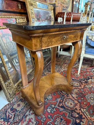 CONSOLLE RESTAURO EMPIRE IN NOCE
