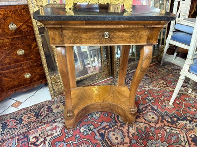 CONSOLLE RESTAURO EMPIRE IN NOCE