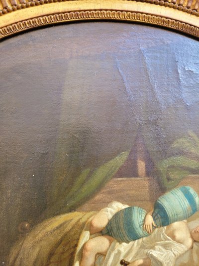 Hst Soggetto erotico, con cornice, XIX secolo
