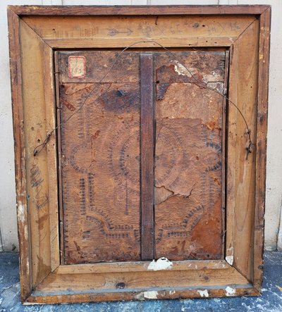 Italienische Schule, Madonna der göttlichen Liebe, auf Holz, 17./18. Jahrhundert