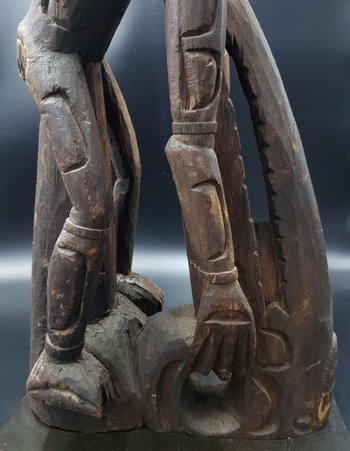 Bug eines Einbruchs, Asmat, Papua-Neuguinea