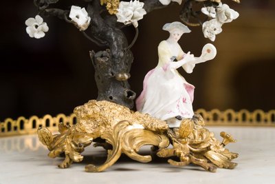 Small Watch Holder Candlestick Clock