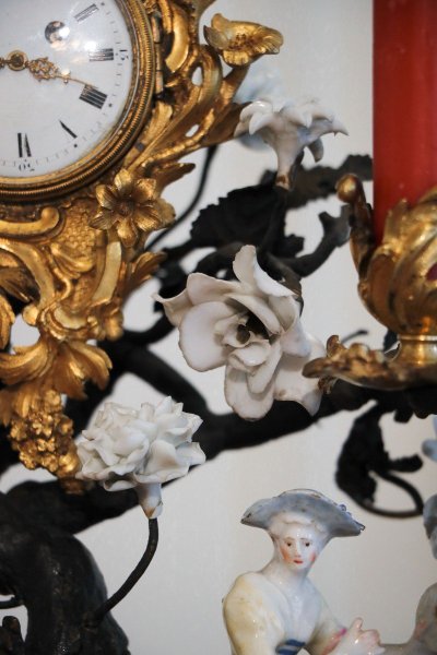 Small Watch Holder Candlestick Clock