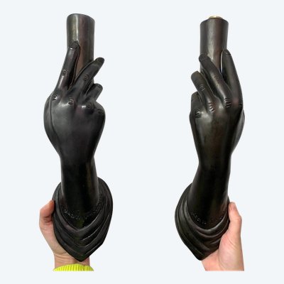 Paire d’appliques sculpturales en céramique – Jean Marais  (1913-1998) 