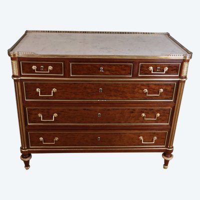 Commode Louis XVI époque XVIIIème siècle.