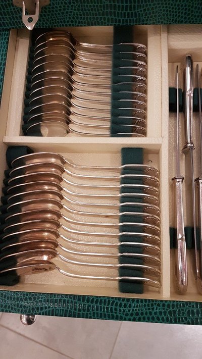Ménagère Métal Argenté 111 Pièces - Goldsmith Lcf ( Le Couvert Français)