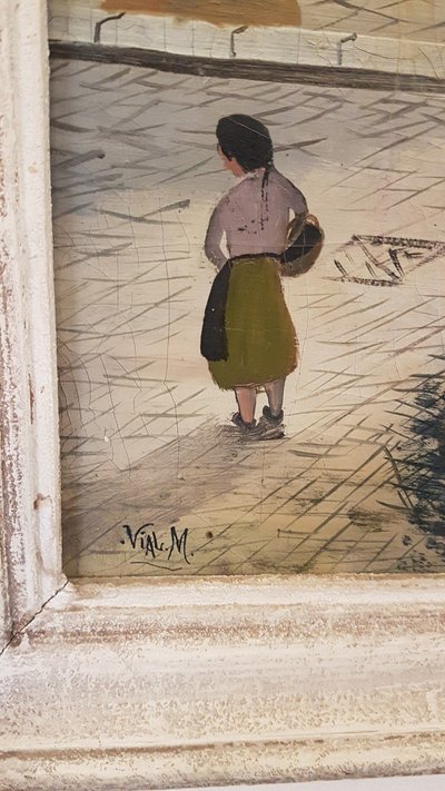 Pittura Ville De Cassis De M. Vial - Inizio XX secolo