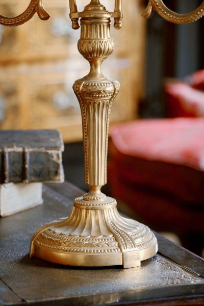 Pair of Three-Arm Candelabras