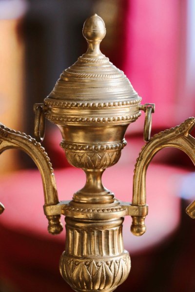 Pair of Three-Arm Candelabras