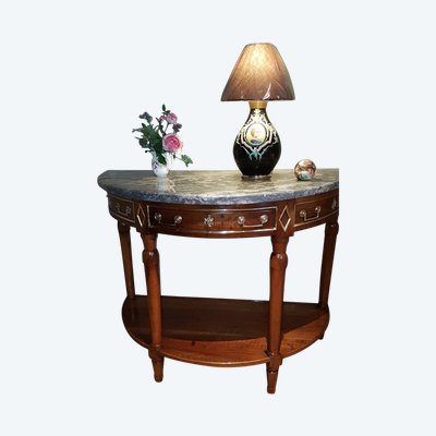 Console Desserte En Noyer - époque 18ème - Louis XVI -