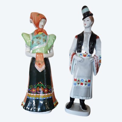 Porzellanfiguren Hollohaza - Ungarn