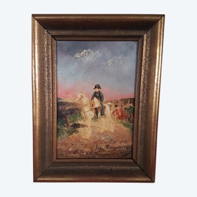 Französische Schule des 20. Jahrhunderts nach Ernest Meissonier - Napoleon Auf Seinem Pferd -.