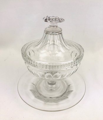 Drageoir Napoléon III en cristal 