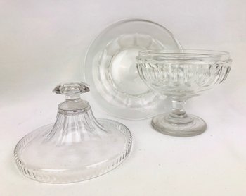 Drageoir Napoléon III en cristal 