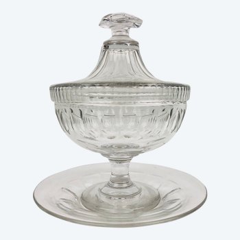 Drageoir Napoléon III en cristal 